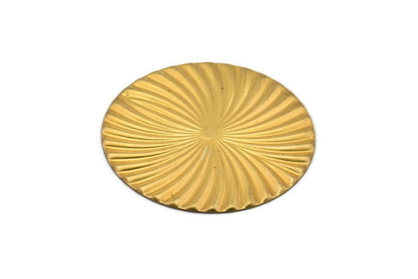Vintage Brass Circle 43 Mm L-15