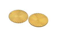 Vintage Brass Circle 43 Mm L-15