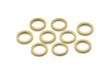 10mm Circle Connectors - Raw Brass Circle Connectors (10x1.2mm) N0439