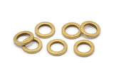 12mm Circle Connectors - Raw Brass Circle Connectors (12x2mm) N0441