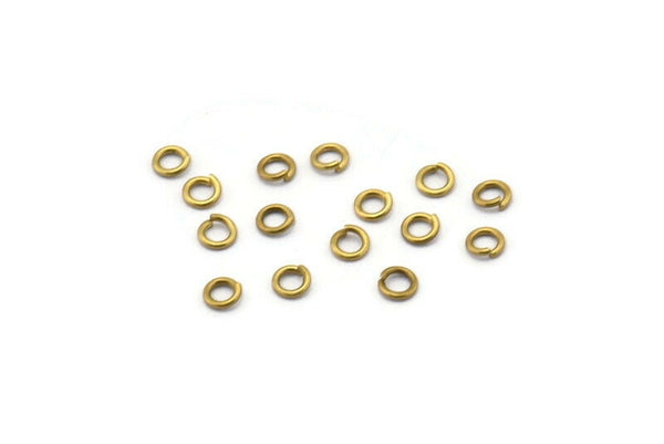 3mm Jump Ring - 250 Raw Brass Jump Rings (3x0.50mm) J001 A0359