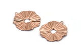 Rose Gold Sun Charm, 8 Rose Gold Plated Brass Sun Charms With 1 Loop, Findings, Earrings (19x18mm) D1198 Q0932