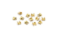 Chain Connector Bulk, 500 Raw Brass 1.5mm Ball Chain Connector Clasps Bs 1650-L017