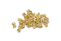 Chain Connector Bulk, 500 Raw Brass 1.5mm Ball Chain Connector Clasps Bs 1650-L017