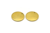 Brass Cabochon Tag, 24 Raw Brass Cabochon Tags, Stamping Tags (20x1.5mm) Y191