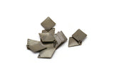 Antique Brass Rhombus, 150 Antique Brass Diamond Findings, Tags  (12x17mm)  K119
