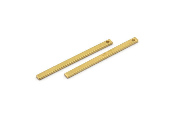 Raw Brass Bar, 50 Raw Brass Bars,Charms (30x2x1mm) Bs-1197--A0859
