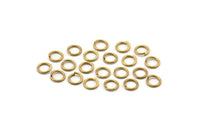5mm Jump Rings - 250 Raw Brass Jump Rings (5x0.70mm) A0322