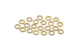 5mm Jump Rings - 250 Raw Brass Jump Rings (5x0.70mm) A0322