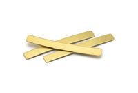 Raw Brass Stamping Blank, 10 Raw Brass Bracelet Stamping Blanks ( 8x70x1mm) Y170