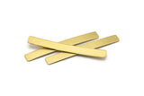 Raw Brass Stamping Blank, 10 Raw Brass Bracelet Stamping Blanks ( 8x70x1mm) Y170