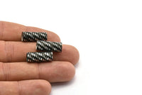 Aluminium Tube Bead,  24 Aluminium Tubes (19x7.5mm)  Al 485 --R076