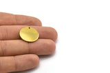 Brass Cabochon Tag, 24 Raw Brass Cabochon Tags, Stamping Tags (20x1.5mm) Y191