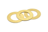 Brass Round Blank, Textured Raw Brass Stamping Blank, Stamping Tags (50x0.80mm) M02642