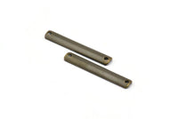 Antique Brass Charm, 50 Antique Brass Rectangle Connector (25x4mm) K137