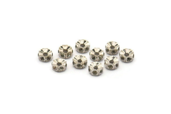 24 Crystal Swarovski Rondelle Beads 5.5 Mm Sr63  Y283