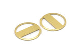 Brass Round Blank, 8 Raw Brass Stamping Blank, Stamping Tags (22x0.80mm) M02663