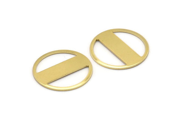 Brass Round Blank, 8 Raw Brass Stamping Blank, Stamping Tags (22x0.80mm) M02663