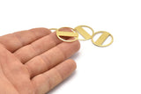 Brass Round Blank, 8 Raw Brass Stamping Blank, Stamping Tags (22x0.80mm) M02663