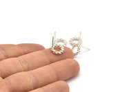 Silver Round Earring, 2 925 Silver Round Earring Studs (11mm) N1201