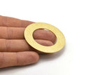 Brass Round Blank, Textured Raw Brass Stamping Blank, Stamping Tags (50x0.80mm) M02642