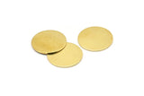 Brass Round Blank, 10 Raw Brass Stamping Blank, Stamping Tags (18x0.80mm) M02673