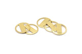 Brass Round Blank, 10 Raw Brass Stamping Blank, Stamping Tags (18x0.80mm) M02665