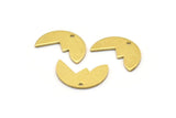 Brass Irregular Charm, 24 Raw Brass Mountain Shaped Charms With 1 Hole, Pendants, Earring Findings (10x16x0.80mm) M02744