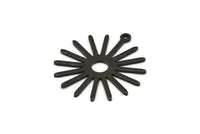 Siyah Güneş Tılsımı, 1 Döngülü 10 Oksitlenmiş Siyah Pirinç Güneş Tılsımı (27x0,80 mm) A1725 M01643
