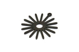 Siyah Güneş Tılsımı, 1 Döngülü 10 Oksitlenmiş Siyah Pirinç Güneş Tılsımı (27x0,80 mm) A1725 M01643