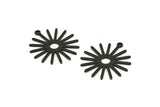Siyah Güneş Tılsımı, 1 Döngülü 10 Oksitlenmiş Siyah Pirinç Güneş Tılsımı (27x0,80 mm) A1725 M01643