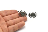 Siyah Güneş Tılsımı, 1 Döngülü 10 Oksitlenmiş Siyah Pirinç Güneş Tılsımı (27x0,80 mm) A1727 M01676