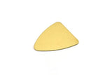 Brass Triangle Blank, Raw Brass Triangle Blanks (18x16mm) D0040--n0669