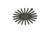Siyah Güneş Tılsımı, 1 Döngülü 6 Oksitlenmiş Pirinç Güneş Tılsımı (31x30x0,80 mm) M02205