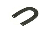 Black Geometric Charm, 6 Oxidized Black Brass U Shaped Pendants With 4 Holes, Charms, Findings (35x27x0.50mm) D0578 H1242
