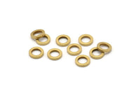 Pirinç Daire Konnektörleri - 50 Ham Pirinç Daire Konnektör (8x1,5 mm) D0546