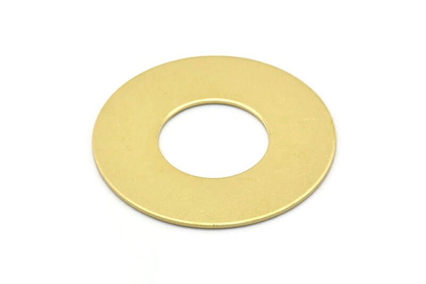 Brass Round Blank, 2 Raw Brass Circle Stamping Blanks, Stamping Tags (35x0.80mm) M02975