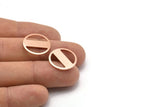 Copper Round Blank, 6 Raw Copper Stamping Blank, Stamping Tags (18x0.80mm) M03022