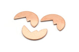 Copper Irregular Blank, 12 Raw Copper Mountain Shaped Blanks, Findings (10x16x0.80mm) M03037