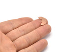 Copper Irregular Blank, 12 Raw Copper Mountain Shaped Blanks, Findings (10x16x0.80mm) M03037
