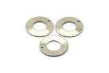 Steel Round Charm, 12 Stainless Steel Round Charms With 1 Hole (20x0.70mm) M02899