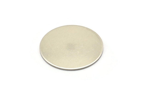 Steel Round Blank, 8 Stainless Steel Stamping Blanks, Circle Blanks (25x0.70mm) M02898