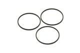 Siyah Daire Konnektörler - 12 Oksitlenmiş Pirinç Siyah Daire Konnektör (30x1x1mm) BS 1089 S182