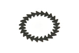 Siyah Daire Boşluğu, 2 Dokulu Oksitlenmiş Siyah Pirinç Daire Boşluğu, Siyah Yuvarlak, Damgalama Boşlukları, Bulgular (42x0,80 mm) M02125