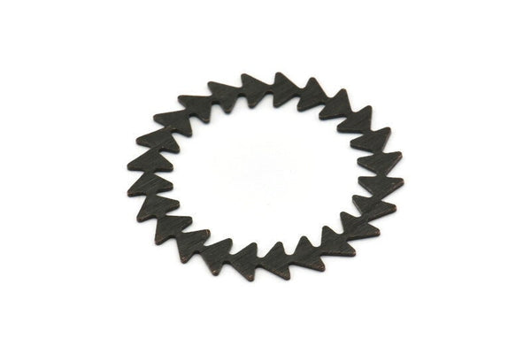 Siyah Daire Boşluğu, 2 Dokulu Oksitlenmiş Siyah Pirinç Daire Boşluğu, Siyah Yuvarlak, Damgalama Boşlukları, Bulgular (42x0,80 mm) M02125