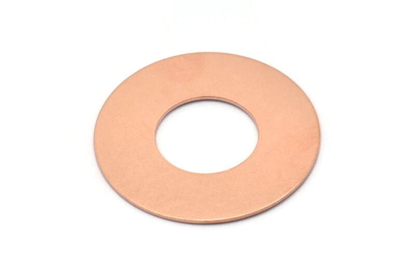Copper Round Disc, 2 Raw Copper Stamping Tags (35x0.80mm) M03227