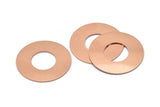 Copper Round Disc, 2 Raw Copper Stamping Tags (35x0.80mm) M03227
