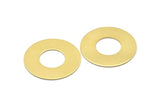 Brass Round Blank, 2 Raw Brass Circle Stamping Blanks, Stamping Tags (35x0.80mm) M02975