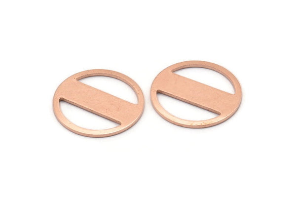 Copper Round Blank, 6 Raw Copper Stamping Blank, Stamping Tags (18x0.80mm) M03022
