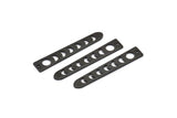 Black Moon Charm, 12 Oxidized Black Brass Moon Phases Charms With 1 Hole (35x6x5x0.80mm) M02342 H0916